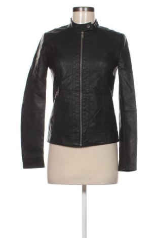 Γυναικείο δερμάτινο μπουφάν Jacqueline De Yong, Μέγεθος XS, Χρώμα Μαύρο, Τιμή 30,54 €