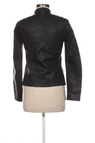 Γυναικείο δερμάτινο μπουφάν Jacqueline De Yong, Μέγεθος XS, Χρώμα Μαύρο, Τιμή 30,54 €