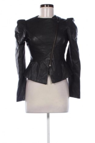 Γυναικείο δερμάτινο μπουφάν Just Female, Μέγεθος XS, Χρώμα Μαύρο, Τιμή 80,31 €