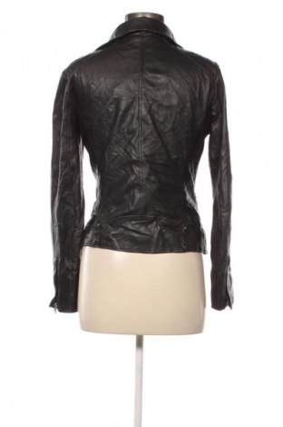 Дамско кожено яке Mango, Размер M, Цвят Черен, Цена 91,99 лв.