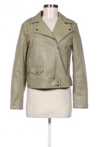 Damen Lederjacke Marks & Spencer, Größe M, Farbe Grün, Preis 15,99 €