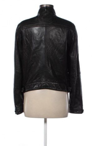 Női bőrdzseki Massimo Dutti, Méret L, Szín Fekete, Ár 26 009 Ft