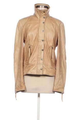 Geacă de piele pentru femei Mauritius, Mărime M, Culoare Bej, Preț 648,24 Lei