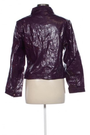 Γυναικείο δερμάτινο μπουφάν Modern Soul, Μέγεθος M, Χρώμα Βιολετί, Τιμή 28,99 €