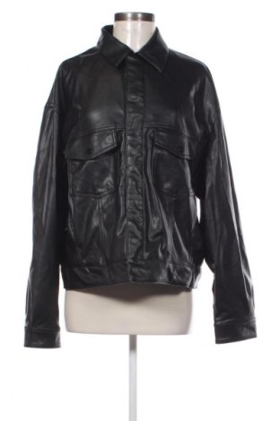 Damen Lederjacke Pull&Bear, Größe M, Farbe Schwarz, Preis € 31,99