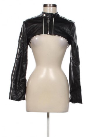 Női bőrdzseki SHEIN, Méret S, Szín Fekete, Ár 8 069 Ft