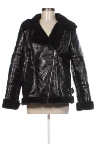Дамско кожено яке Steve Madden, Размер M, Цвят Черен, Цена 67,99 лв.