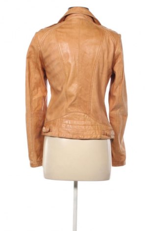 Dámska kožená bunda  Stradivarius, Veľkosť M, Farba Béžová, Cena  70,95 €