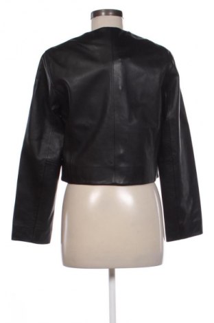 Дамско кожено яке Tommy Hilfiger, Размер S, Цвят Черен, Цена 834,99 лв.