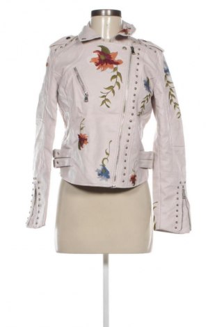 Damen Lederjacke Unbranded, Größe S, Farbe Aschrosa, Preis 31,99 €