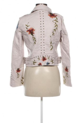 Damen Lederjacke Unbranded, Größe S, Farbe Aschrosa, Preis 31,99 €