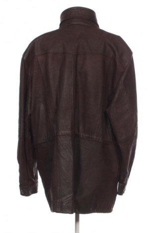 Geacă de piele pentru femei Unbranded, Mărime XXL, Culoare Maro, Preț 255,29 Lei