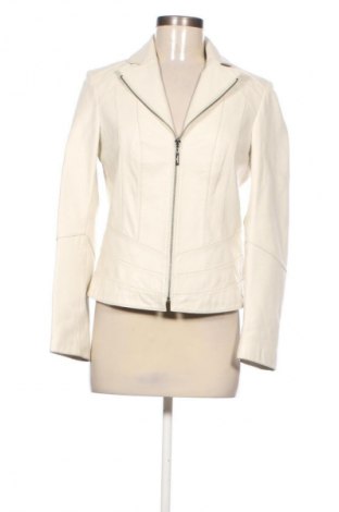 Γυναικείο δερμάτινο μπουφάν Unbranded, Μέγεθος S, Χρώμα Εκρού, Τιμή 49,62 €