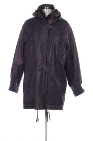 Dámska kožená bunda  Unbranded, Veľkosť S, Farba Fialová, Cena  49,57 €