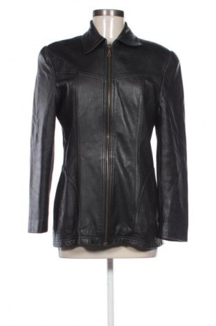 Дамско кожено яке Unbranded, Размер M, Цвят Черен, Цена 104,00 лв.