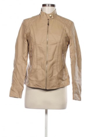 Dámská kožená bunda  Unbranded, Velikost L, Barva Béžová, Cena  659,00 Kč