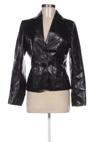 Geacă de piele pentru femei Unbranded, Mărime L, Culoare Negru, Preț 153,00 Lei