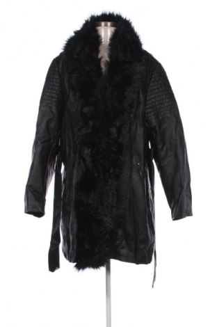 Geacă de piele pentru femei Unbranded, Mărime XXL, Culoare Negru, Preț 155,42 Lei