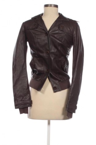 Damen Lederjacke United Colors Of Benetton, Größe S, Farbe Braun, Preis € 66,00