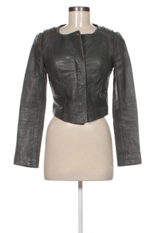 Γυναικείο δερμάτινο μπουφάν Vero Moda, Μέγεθος M, Χρώμα Πράσινο, Τιμή 49,62 €