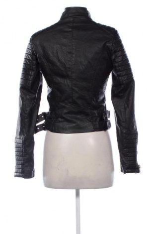 Дамско кожено яке Voyelles, Размер M, Цвят Черен, Цена 39,99 лв.