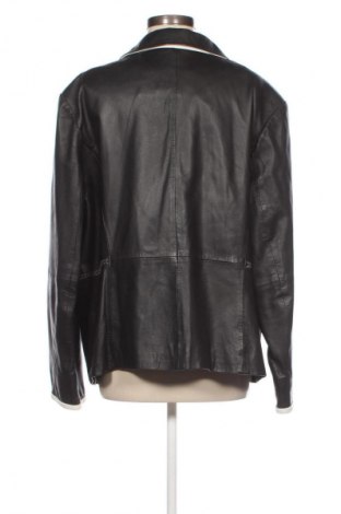 Дамско кожено яке York, Размер XXL, Цвят Черен, Цена 129,03 лв.