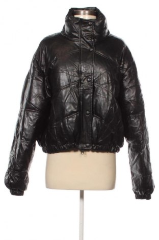 Γυναικείο δερμάτινο μπουφάν Zara, Μέγεθος L, Χρώμα Μαύρο, Τιμή 28,99 €