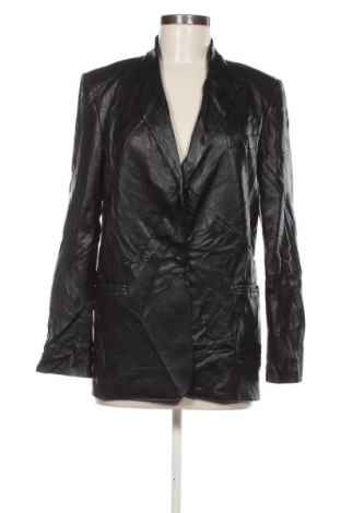 Дамско кожено яке Zara, Размер XS, Цвят Черен, Цена 18,99 лв.