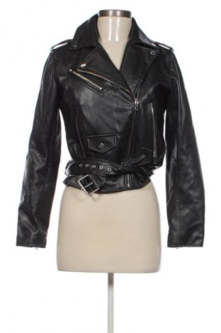 Damska kurtka skórzana Zara, Rozmiar M, Kolor Czarny, Cena 125,99 zł