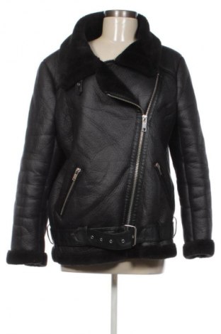 Női bőrdzseki Zara, Méret L, Szín Fekete, Ár 13 679 Ft