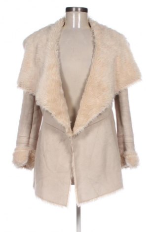Γυναικείο παλτό Bershka, Μέγεθος L, Χρώμα  Μπέζ, Τιμή 43,99 €