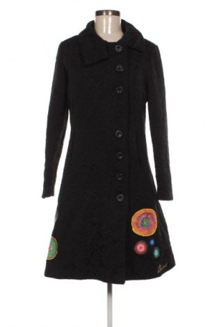 Damenmantel Desigual, Größe L, Farbe Schwarz, Preis 97,99 €