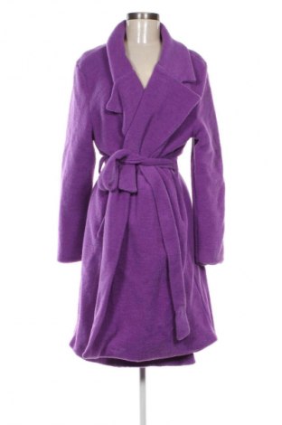Damski płaszcz ETIC, Rozmiar M, Kolor Fioletowy, Cena 321,47 zł