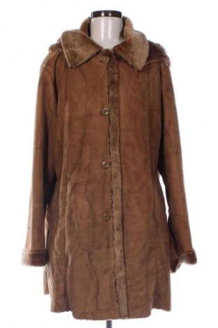 Damski płaszcz Fashion Studio, Rozmiar XXL, Kolor Brązowy, Cena 215,99 zł