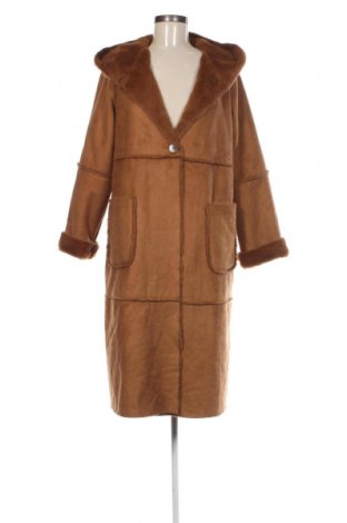Damski płaszcz La Fee Maraboutee, Rozmiar M, Kolor Brązowy, Cena 674,99 zł