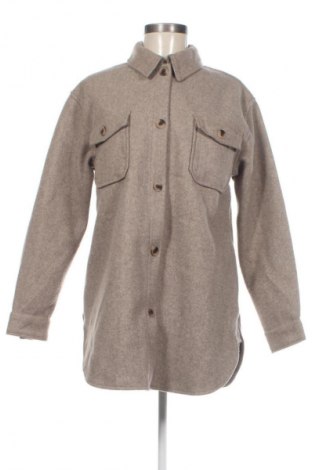 Дамско палто Pieces, Размер S, Цвят Бежов, Цена 27,99 лв.