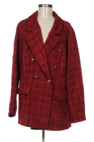 Palton de femei SHEIN, Mărime 4XL, Culoare Roșu, Preț 152,63 Lei