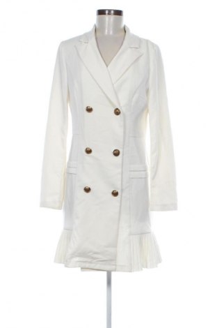 Дамско палто Simplee, Размер L, Цвят Екрю, Цена 96,14 лв.