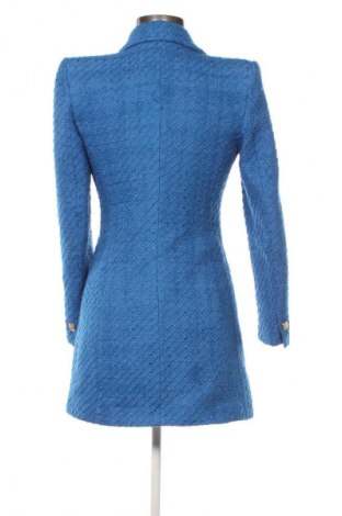 Palton de femei Zara, Mărime XS, Culoare Albastru, Preț 144,74 Lei