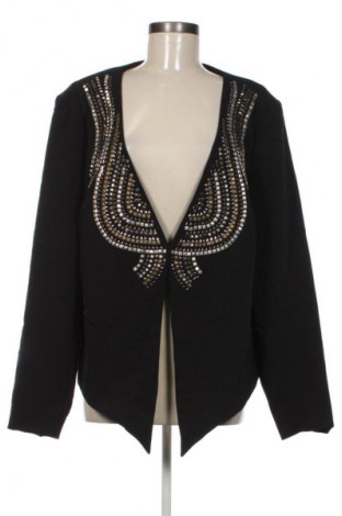 Γυναικείο σακάκι City Chic, Μέγεθος L, Χρώμα Μαύρο, Τιμή 25,99 €