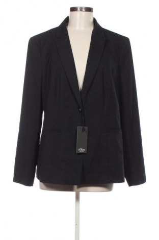 Дамско сако S.Oliver, Размер XL, Цвят Син, Цена 27,99 лв.