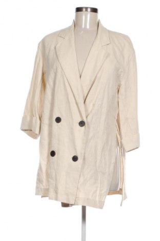 Дамско сако Zara, Размер XS, Цвят Бежов, Цена 48,88 лв.