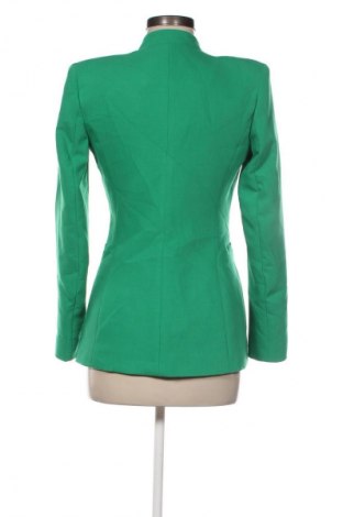 Γυναικείο σακάκι Zara, Μέγεθος XS, Χρώμα Πράσινο, Τιμή 59,99 €