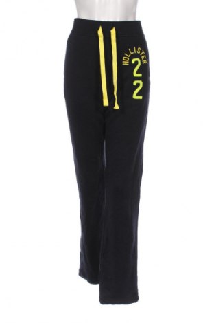 Дамско спортно долнище Hollister, Размер M, Цвят Син, Цена 11,99 лв.