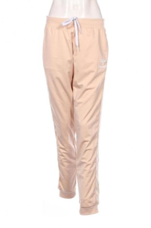 Дамско спортно долнище Hummel, Размер M, Цвят Екрю, Цена 22,99 лв.