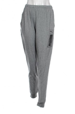Дамско спортно долнище PUMA, Размер L, Цвят Сив, Цена 41,06 лв.