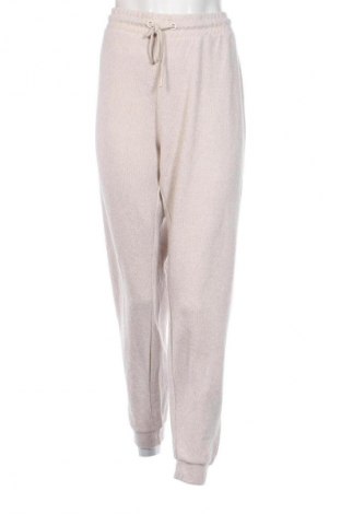 Дамско спортно долнище Unbranded, Размер L, Цвят Бежов, Цена 15,99 лв.