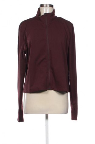 Дамско спортно горнище H&M, Размер XL, Цвят Червен, Цена 39,10 лв.