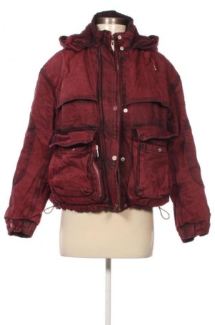 Γυναικείο μπουφάν Bershka, Μέγεθος S, Χρώμα Κόκκινο, Τιμή 16,99 €