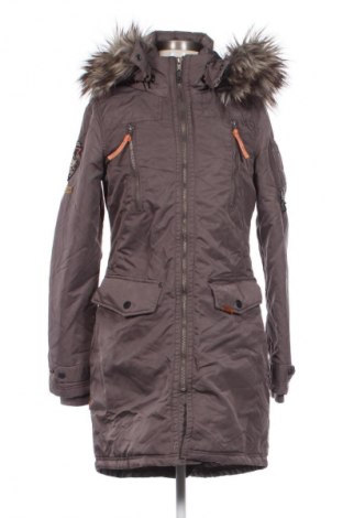 Γυναικείο μπουφάν Khujo, Μέγεθος XS, Χρώμα Γκρί, Τιμή 93,99 €